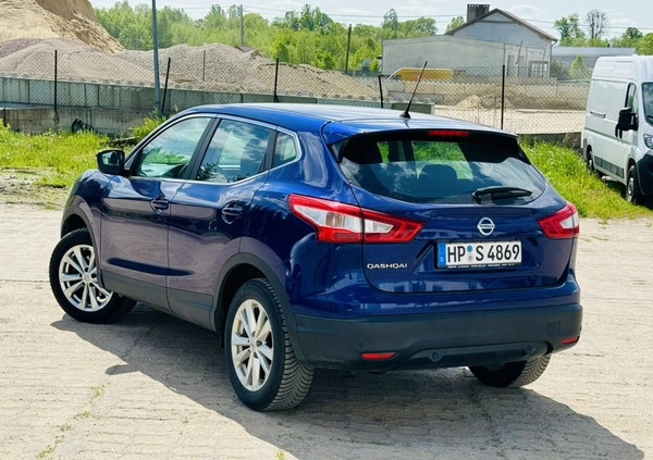 Nissan Qashqai cena 56700 przebieg: 122524, rok produkcji 2015 z Orneta małe 137